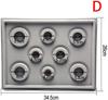 2Pcs Bead Design Board Bracelet Design Board Flocked Bead Board Necklace Beading