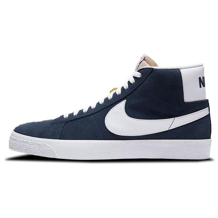 

Новые Nike Sb Zoom Blazer Mid Темно-синие Белые 864349-401 36.5