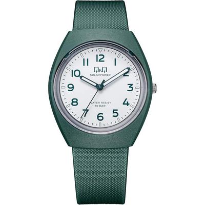 Citizen Q&Q Solar Analog Watch 10 Bar Waterproof Lightweight E11A-005VK Forest