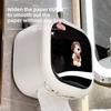 Tissue Box Wall Mount Toilet Paper Holder Large Capacity Waterproof Toilet Paper Container Wet Paper Towel Box Easy Install