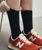 LOEIL Twill Wool Socks - Charcoal