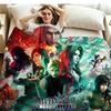 ffvii Game Print Flannel Blanket High Quality Warm Comfortable Cover for All Seasons Perfect for Gifts Home Decor