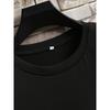 European Sizes Spring and Summer Short-sleeved T-shirt American Fashion Fashion Label Printed Men's Youth