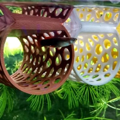 3D-Printed Aquarium Fish Hideout Hollow Tube Shrimp Hiding Places  Aquarium Decoration
