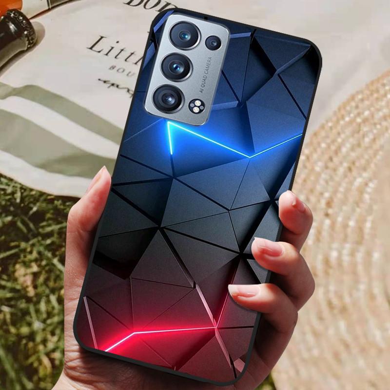 Für Oppo Reno 6 Pro 5G CPH2247 Hülle Silikon Rückseite Handyhülle Für Oppo Reno 6 Pro 5G CPH2249 Hüllen Reno6 Pro Weiche Stoßstange