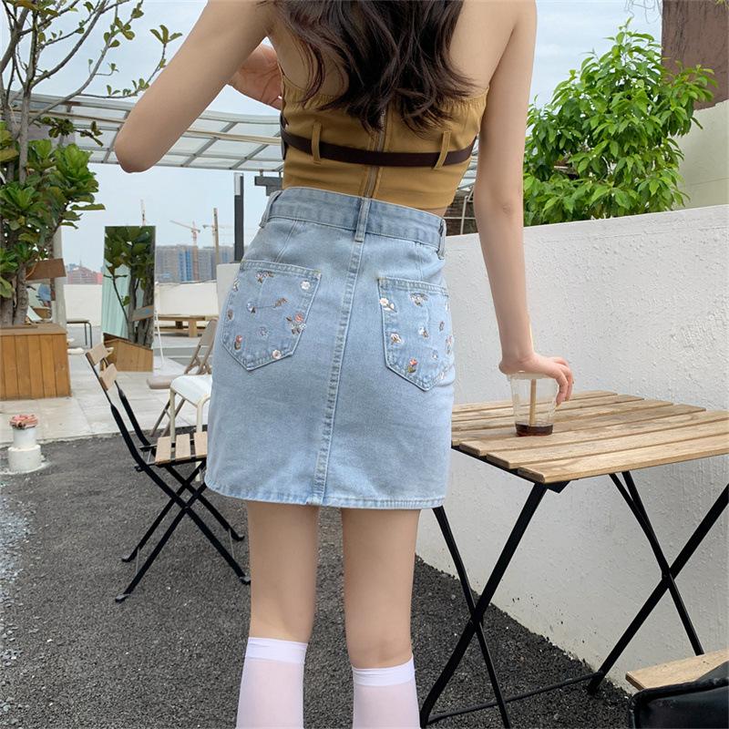 Dámské jarní jednobarevné sukně Jean Pencil s vysokým pasem