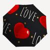 1pc Love Hearts Open/Close Folding Umbrella, All- Portable Umbrella for & Men, Stylish Accessory (Holiday Gift) 8-Rib Yy251213164