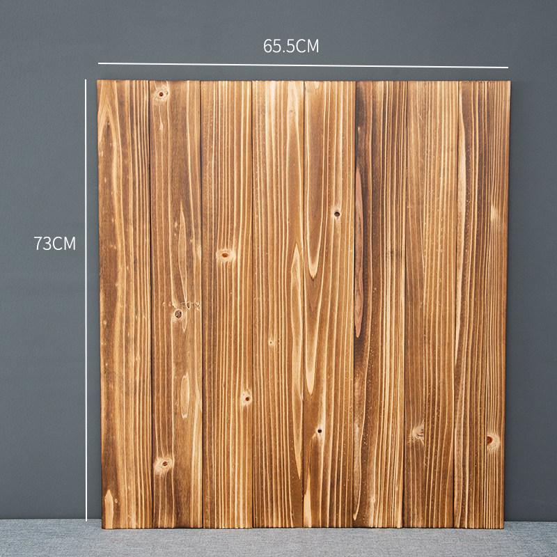 Vintage Fotorekvisita och Matdisplay i Massivt Trä