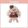 Soft Childrens Rabbit Plush Toy With Dress And Hat Decoration For Birthday Gift
