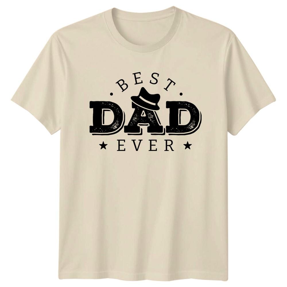 Best Dad Ever Hat Graphic Fathers Day TShirt