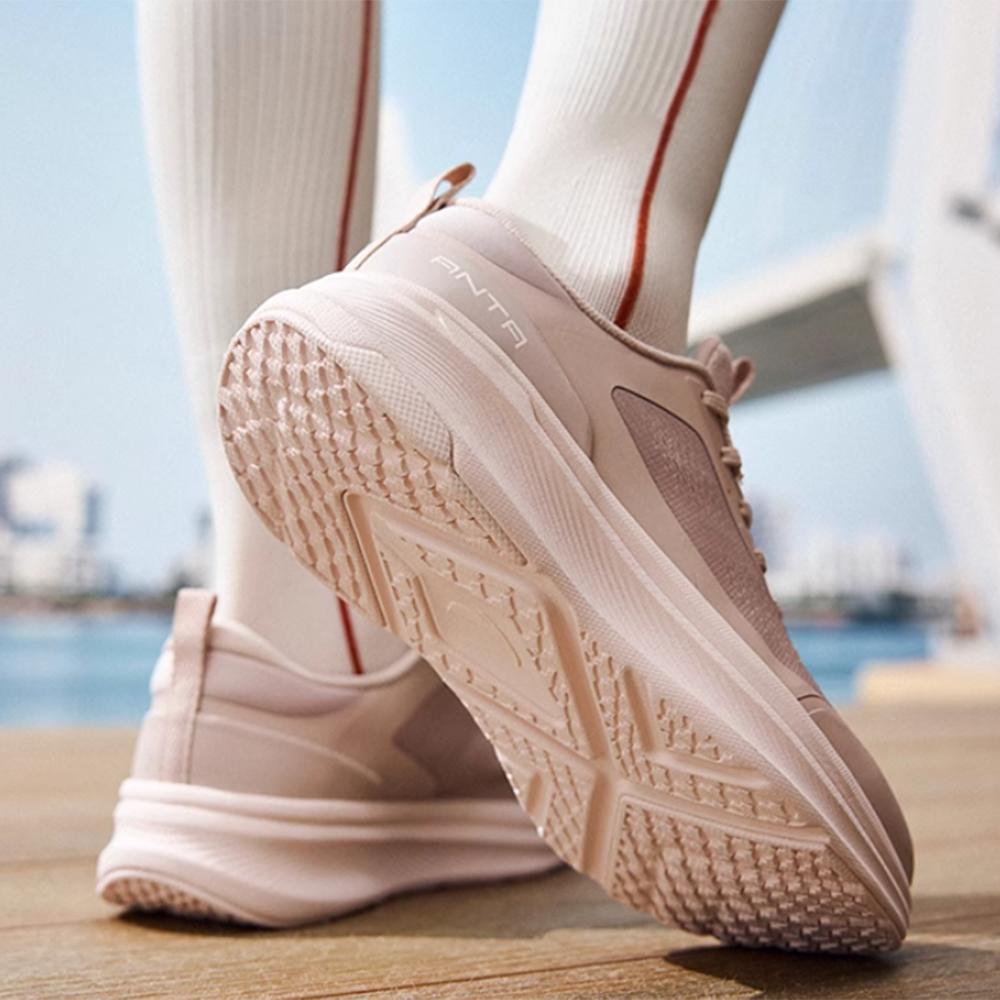Anta Training Series Comfortable Shock Absorbing Durable Breathable Low Top Training Running Shoes Women sneaker Pink 922537702-4