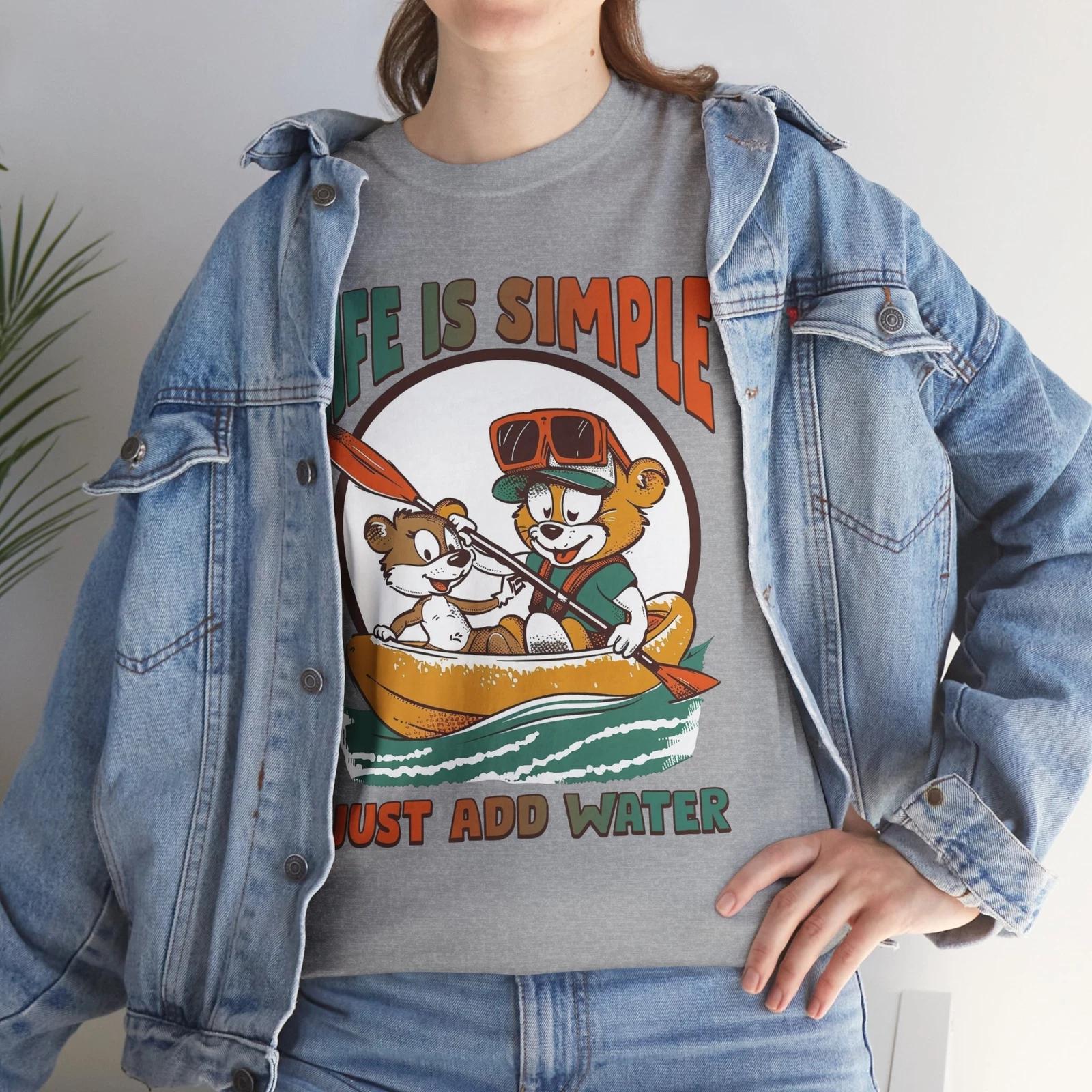 Joke T-Shirt - Perfect Tee Life is Simple Just add Water Shirt 3XL