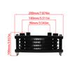 Motorcycle Oil Cooler Radiator 4 Row Engine Oil Cooling For Monkey 125cc-140cc Loncin ZongShen Moto Oil Cooler Accessories