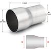 Exhaust Adapter Connector 2" ID To 2.5" ID, A-KARCK Exhaust Pipe Reducer 4" Overall Length 304 Stainless Steel