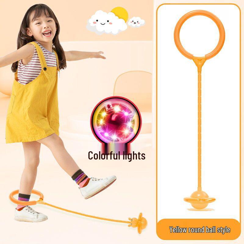 Детский набор игрушек «Светящийся прыгающий обруч» - Светящийся прыгающий мяч для фитнеса и развлечений