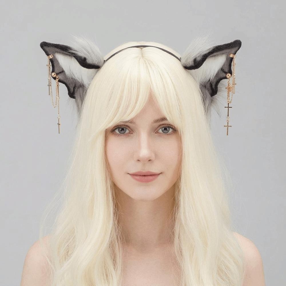 Animal Gothic Headband Bat Cosplay Headband Artificial Cosplay Beast Ears Headband Halloween