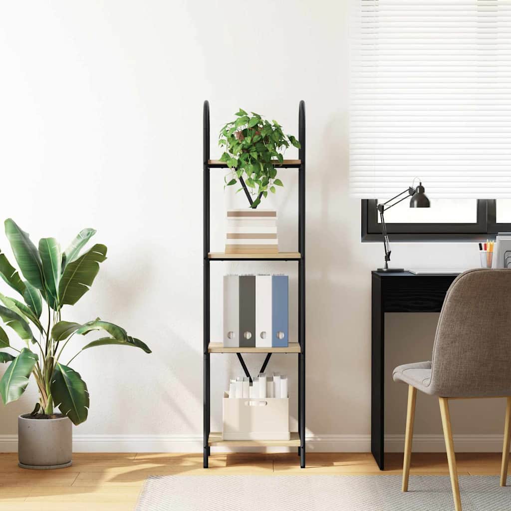 Bookshelf Sonoma Oak 40 x 30 x 146 cm Particleboard