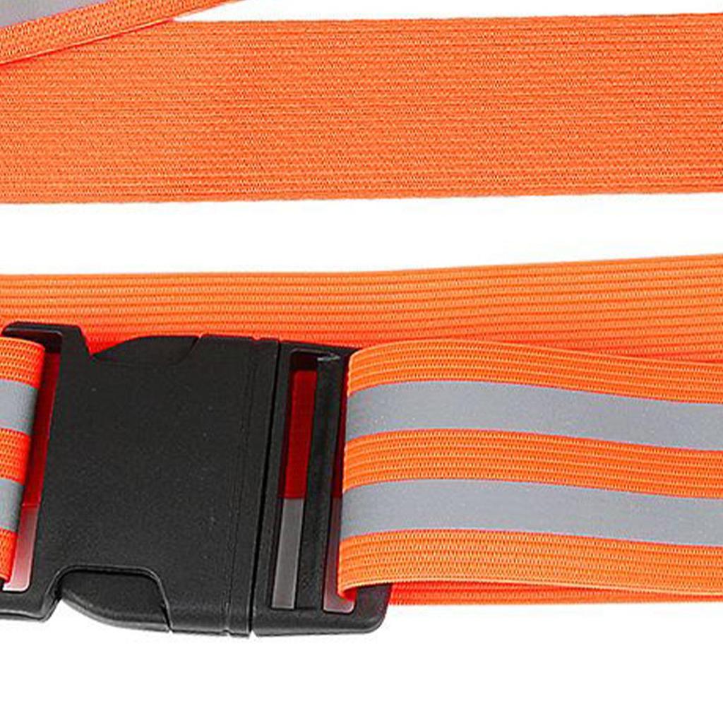 Elastische Reflektierende Gürtel für die Taille Verstellbarer Elastischer Sicherheits-Reflexgürtel für Laufen im Freien Hohe Sichtbarkeit Nachtsicherheitsausrüstung