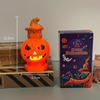 Halloween Pumpkin Atmosphere Lamp - Festive Luminous Decoration for Ghost Festival Parties
