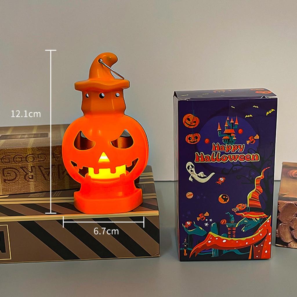 Halloween Pumpkin Atmosphere Lamp - Festive Luminous Decoration for Ghost Festival Parties