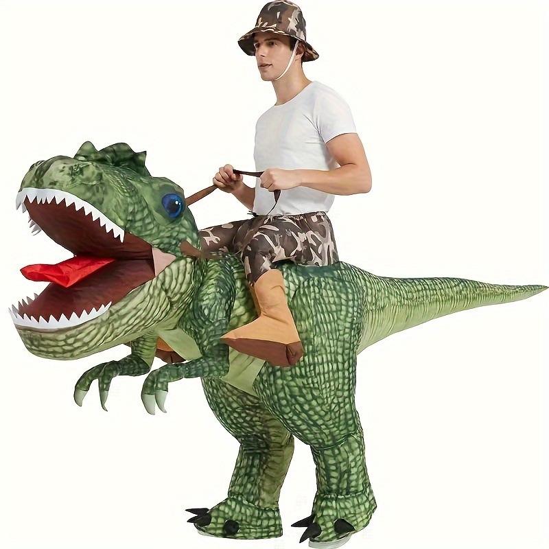 Aufblasbares Dinosaurier-Fahrradkostüm – Lustige Requisite für Partys & Cosplay