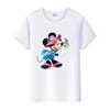 Casual Cartoon Minnie Summer Blouses T-shirt White 2000s Tees Tshirt Mickey Mouse Tops Oversized Clothes Unisex