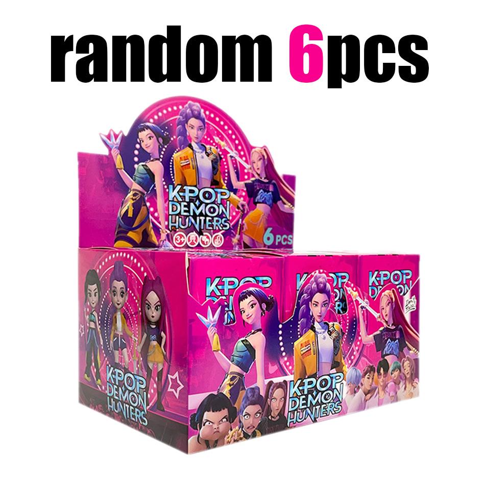 New K-Pop Arrival Trendy Toy Blind Box - Witch Hunter Team 6pcs, Cute Anime Merchandise, PVC Model, Fan Idol Collectible
