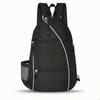 MultiPocket Pickleball Backpack | Spacious, Tennis Backpack, for Travel Black