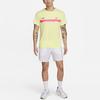 New Nike Dri Fit Miler T Shirt Men's Yellow Green FQ8019-331