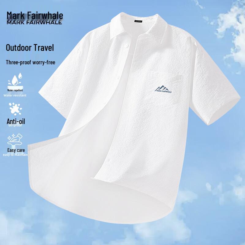 Mark Fairwhale Men s 3-Proof Outdoor Casual Short Sleeve Shirt 2XL