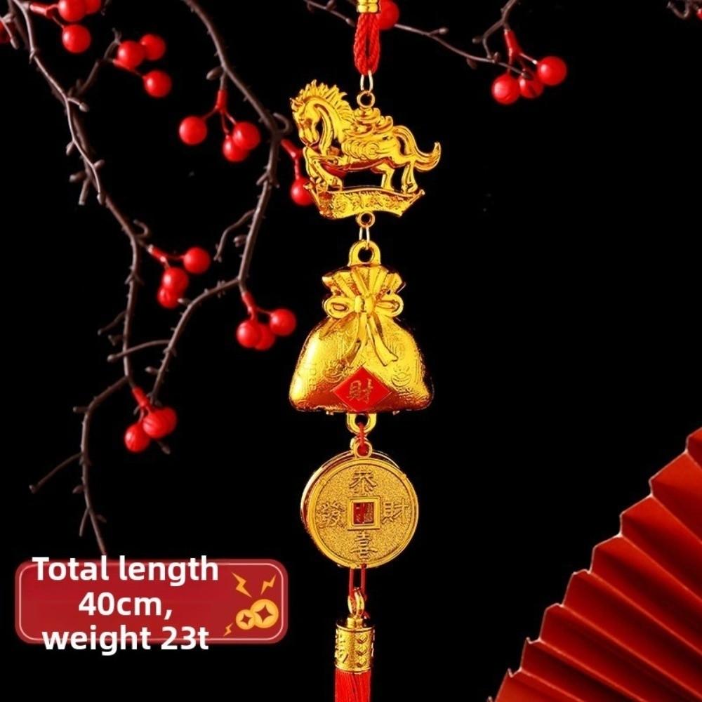 Year Of The Horse Chinese New Year Charm Hanging Wall Pendants New Car Ornament  Home Decor