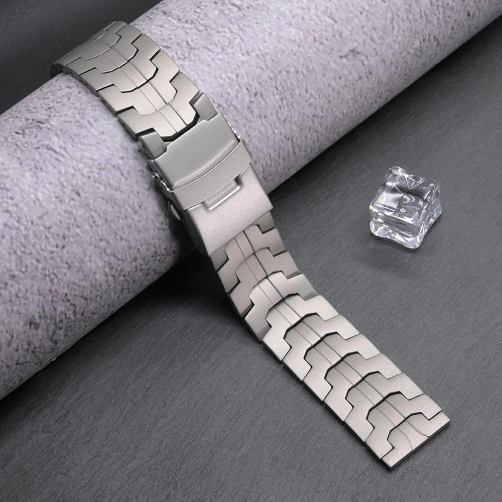 

20mm 22mm Titanium Bracelet for Huawei Watch GT6 Pro GT5/4 46mm Metal Luxury Strap For Samsung Galaxy 7 6 4 5 44mm 40mm Men Band For Huawei Ultimate