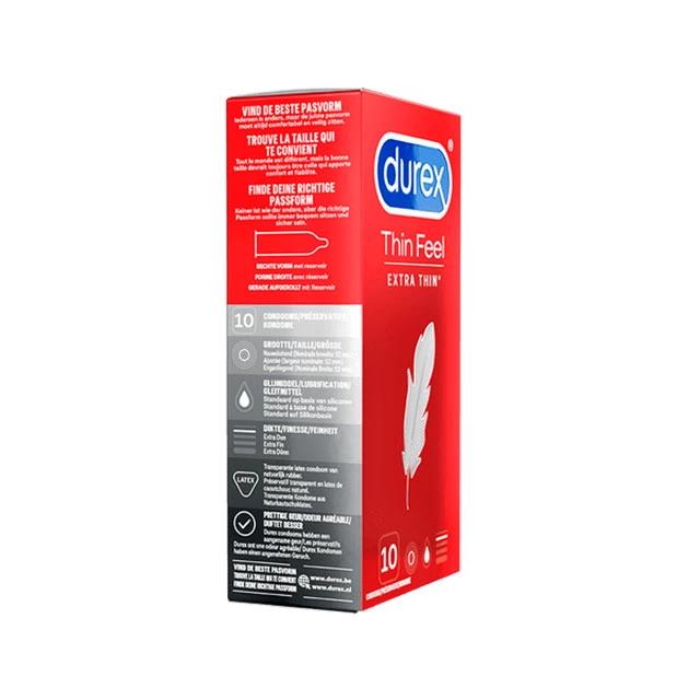 Thin condoms - Durex Thin Feel Extra Thin 10 pcs