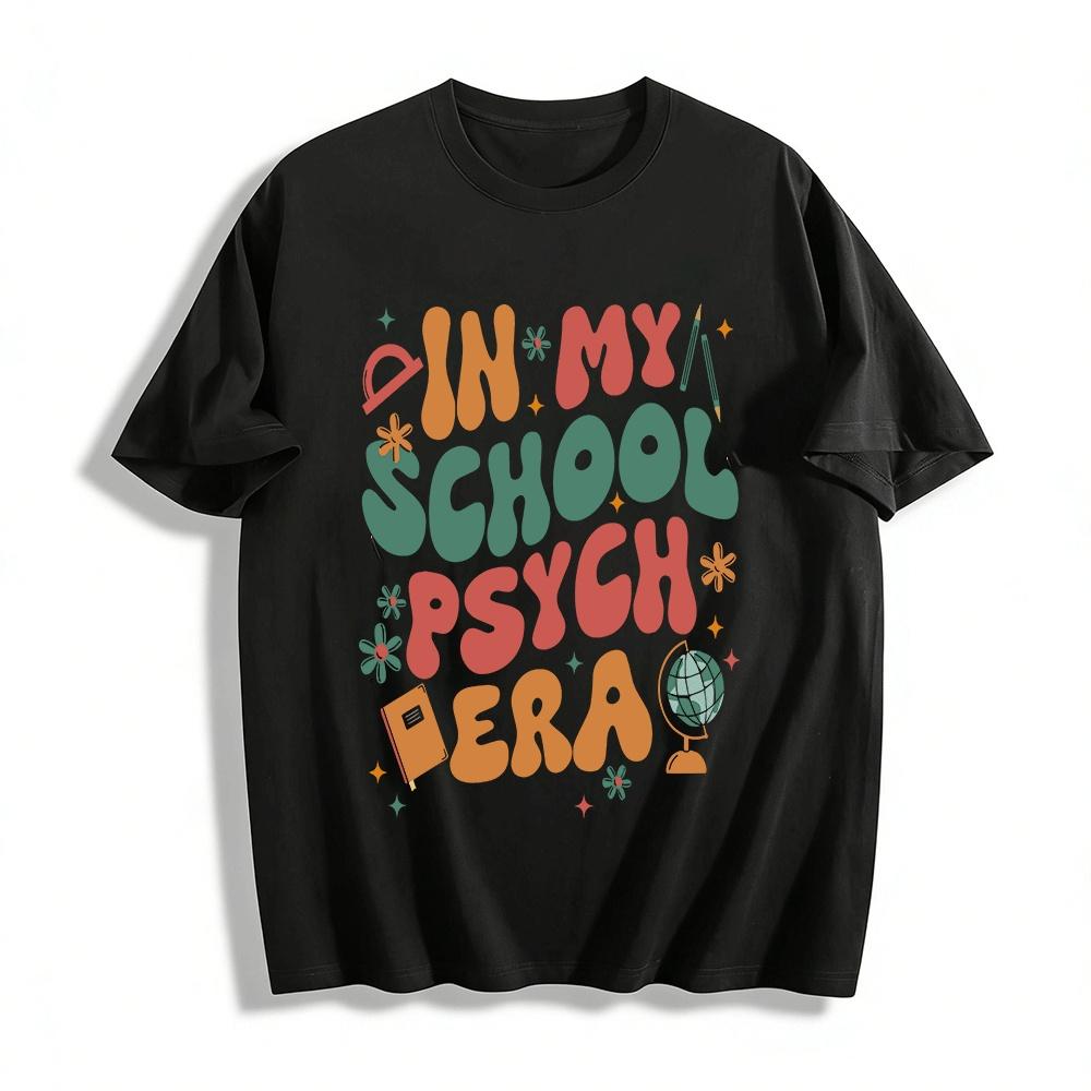 

In My School Psych Era Pure cotton T-shirt XXS