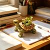 Small Turtle Planter Resin Turtle Shaped Flower Pot with Drainage Holes