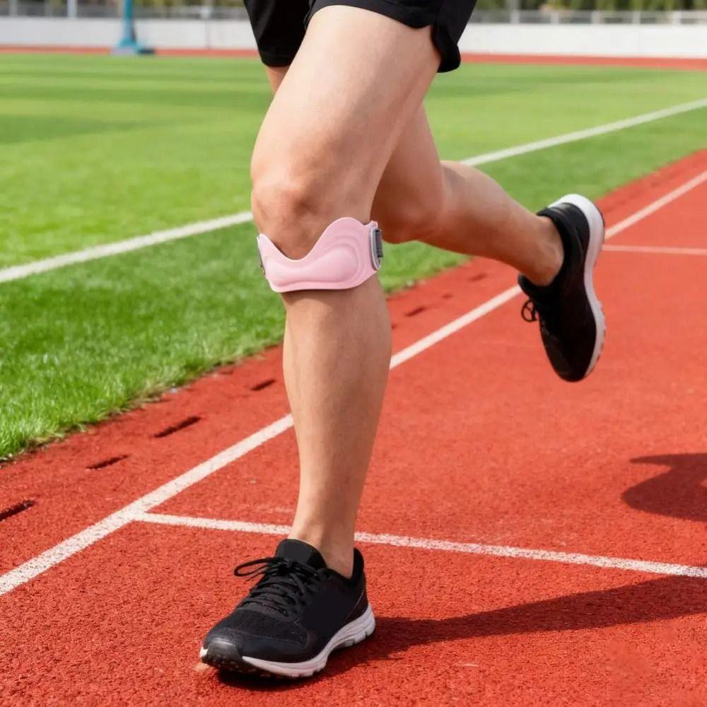 Adjustable Straps Silicone Knee Brace Compression Tendonitis Patella Band  Badminton