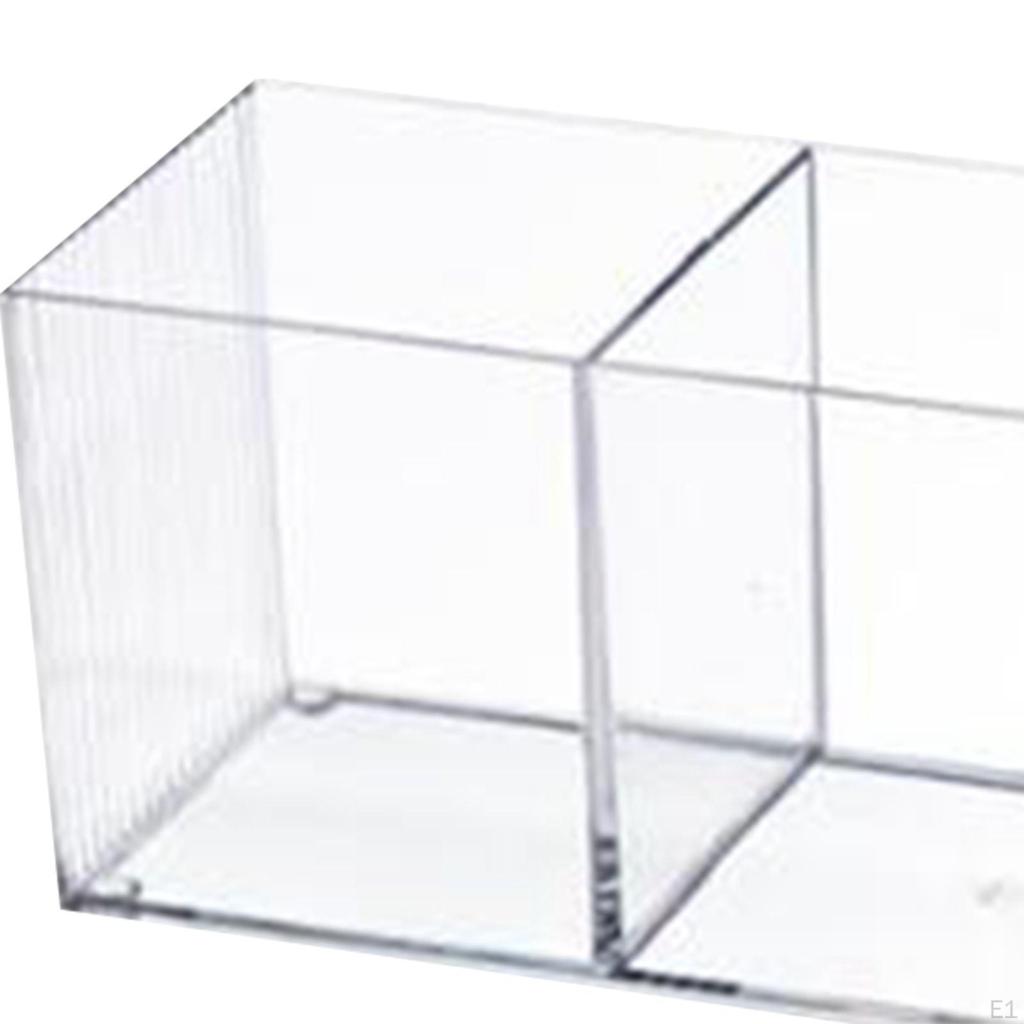 Organizer Brush Holder Compact Container Display for Tabletop Bedroom