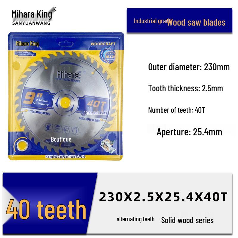 Woodworking Angle Grinder Saw Blade - Alloy Cutting Disc for Wood, Sizes 4/5/7/9 inch