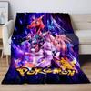 31 Style Anime Pokémon Charizard Cartoon Flannel Blanket for Sofa Home Sofa Student Blankets Children Student Nap Girl Kids Gift