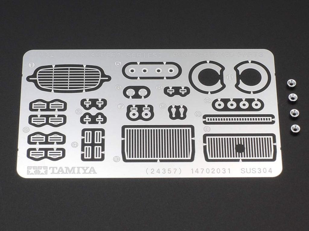 Tamiya Sportinių Automobilių Serija Lotus Super 7 II Serija Plastikinis Modelis 24357 1/24 Nr.357
