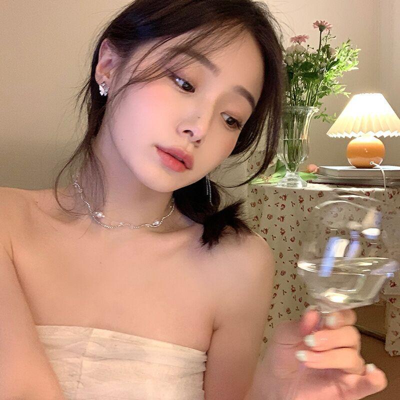 Light luxury niche design long fringed earrings female super fairy ins butterfly earrings fashion temperament cold wind
