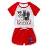 2026 Kids' Summer Clothing Set: Boys & Girls Short Sleeve T-shirt and Shorts, Casual Sports Two-Piece.