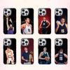 N-Nikola Jokic Phone Case For iPhone17,16,15,14,13,12,11 Plus,Pro Max Colored Silver Plated Inside Cover
