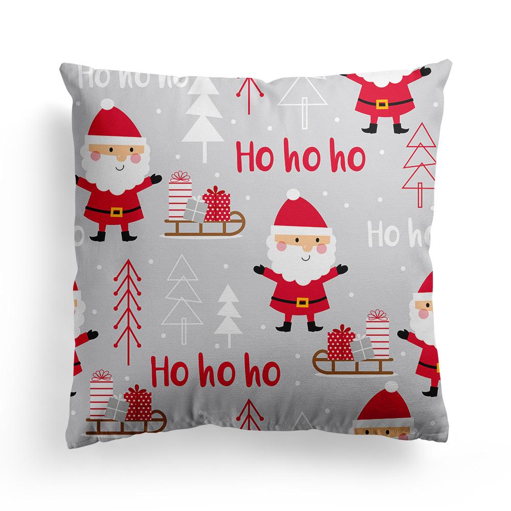 New Christmas Pillowcase Christmas Tree Holiday Sofa Pillow Cushion Cover