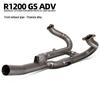 R1200 GS ADV Motorcycle Titanium Alloy Front Exhaust Modification