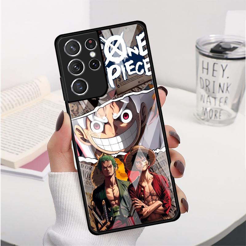 Anime OneS P-ieceS Phone Cover Case for Samsung Galaxy S25 S23 Plus S24 Ultra S8 Note 10 20 8 9 S9 S21 S20 FE S22 S10