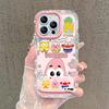 Pineapple Sponge Design Mirror Shell iPhone Case for Apple 17 Pro Max, 16, 15, 14