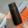 Frosted Mini Thermos Cup For Women, Small And Portable With Tea Compartment, Simple Small-Capacity Water Cup, Portable Pocket Cup