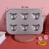4/6/9/12 Even Bear Mold Baking Mold Pan Non-Stick Diy Cute Candy Cake Mold Tool Decoration Biscuit Candy Mold Baking Accessories