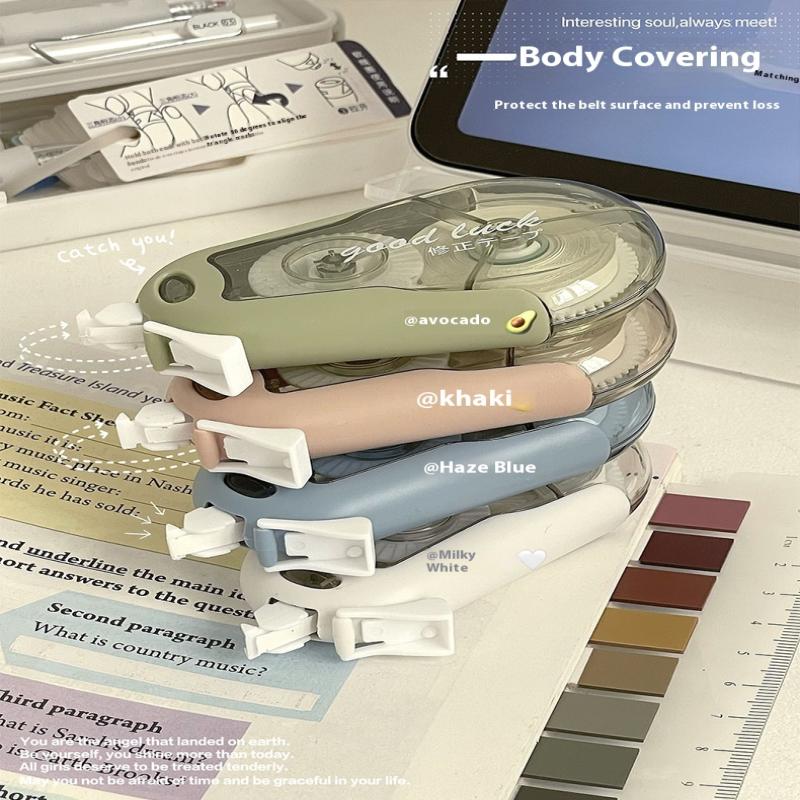 4/5/6Pcs Correction Tape White Out Correction Tape Dispenser Easy To Use Applicator For Instant Corrections School Supplies Kawa
